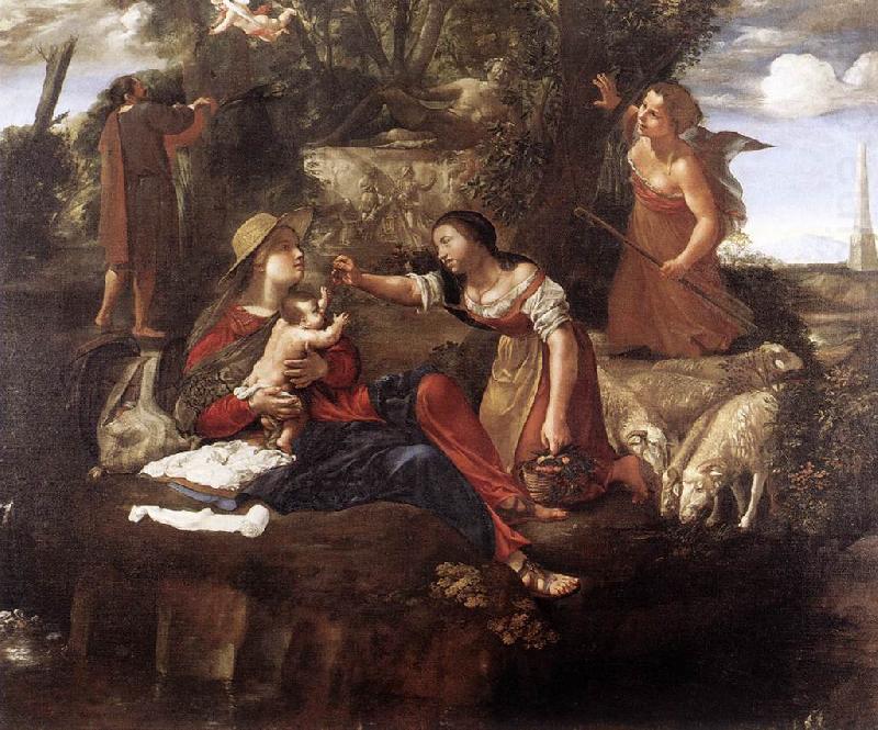 Rest on the Flight into Egypt dfg, CAROSELLI, Angelo